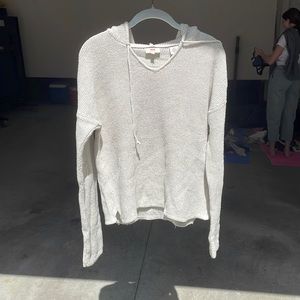 Levi’s knitted cream hooded sweater